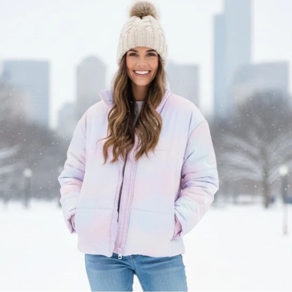 Juicy Couture Avalon cotton candy  Puffer Jacket